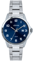 LAVVU Stylové pánské hodinky HAMRE Blue 100M
