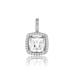 Stříbrný přívěsek se zirkony JVD SVLP0955SH2BI00