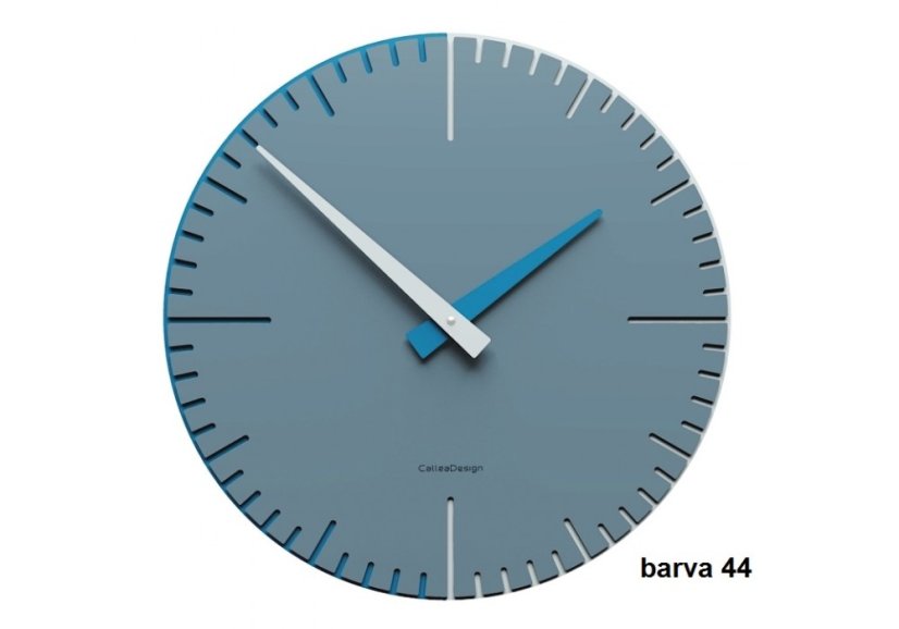 Dizajnové hodiny 10-025 CalleaDesign Exacto 36cm (viac farebných verzií) Farba čierna klasik-5 - RAL9017