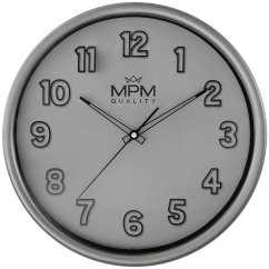 Nástenné hodiny s tichým chodom MPM Flynn - E01.4331.92