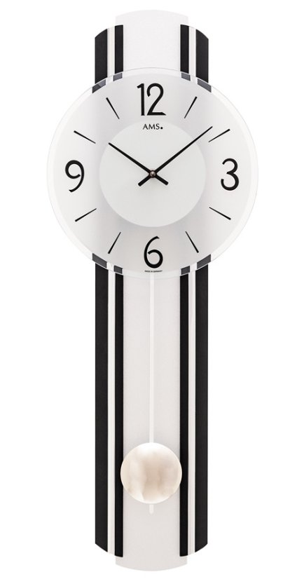 Kyvadlové nástěnné hodiny 7231 AMS 64cm