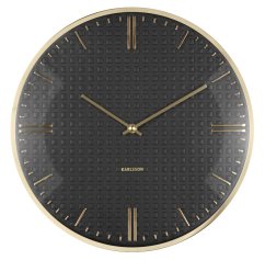 Dizajnové nástenné hodiny 6091BK Karlsson 35cm