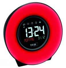 TFA 60.2023.02- Digitální budík se zvuky přírody a barevným podsvícením  MOOD LIGHT