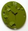 Dizajnové hodiny D&D 206 Meridiana 38cm (viac farebných verzií) Meridiana farby kov zelená &quot;duchamp green&quot; lak