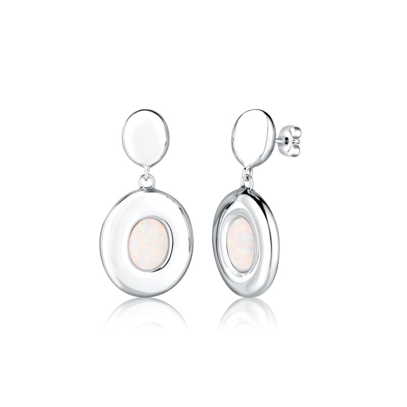 Strieborné visiace náušnice JVD SVLE0942S750100 Strieborné visiace náušnice JVD SVLE0942S750100