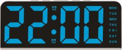 Designový digitální LED budík JD9541A Lowell 16cm