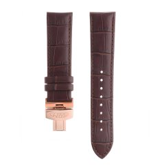 Kožený řemínek na hodinky RB.15798 (22 mm) - tmavě hnědý - RB.15798.2220.5252.L