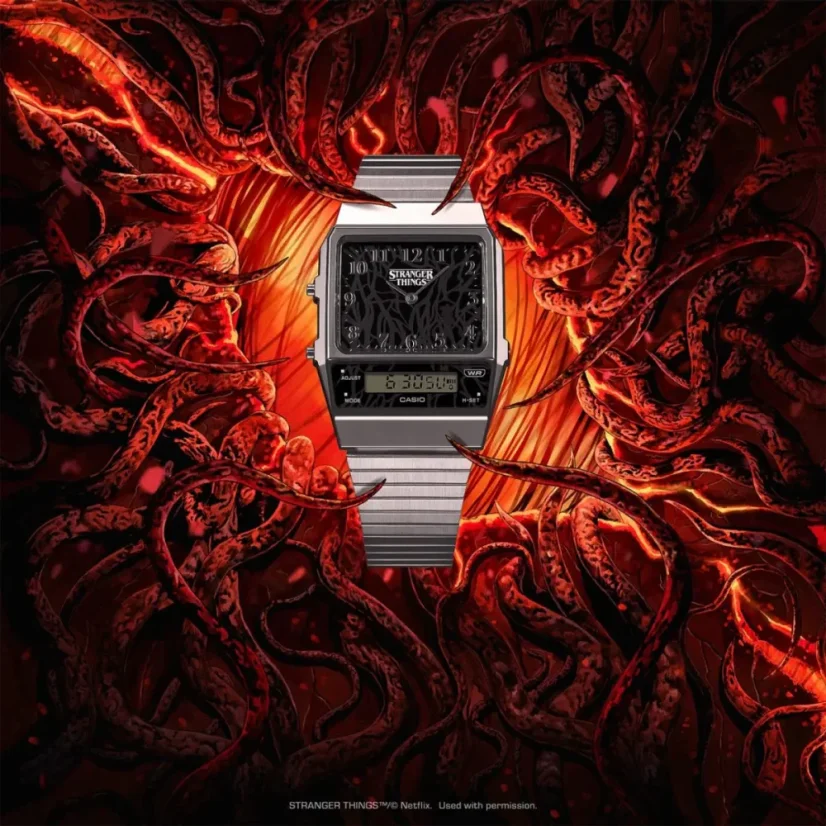 CASIO AQ-800EST-1AER Vintage Stranger Things collaboration models