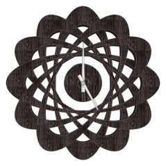 Dizajnové nástenné hodiny 1471 wenge Calleadesign 44cm