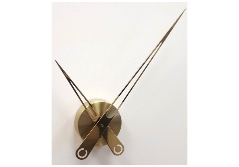 Dizajnové nástenné hodiny Future Time FT9650GD Hands gold 60cm