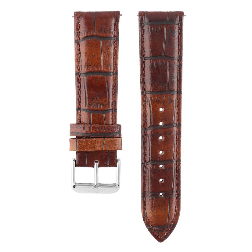 Kožený remienok na hodinky PRIM RB.15893 (22 mm) - hnedý - RB.15893.2220.5050.L1