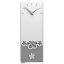 Dizajnové hodiny 56-11-1 CalleaDesign Merletto Pendulum 59cm (viac farebných verzií) Farba čokoládová-69 - RAL8017