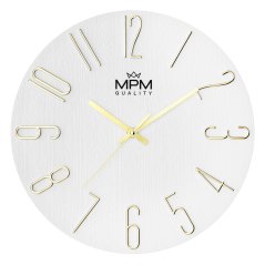 Nástenné hodiny s tichým chodom MPM Primera - A - E01.4302.00
