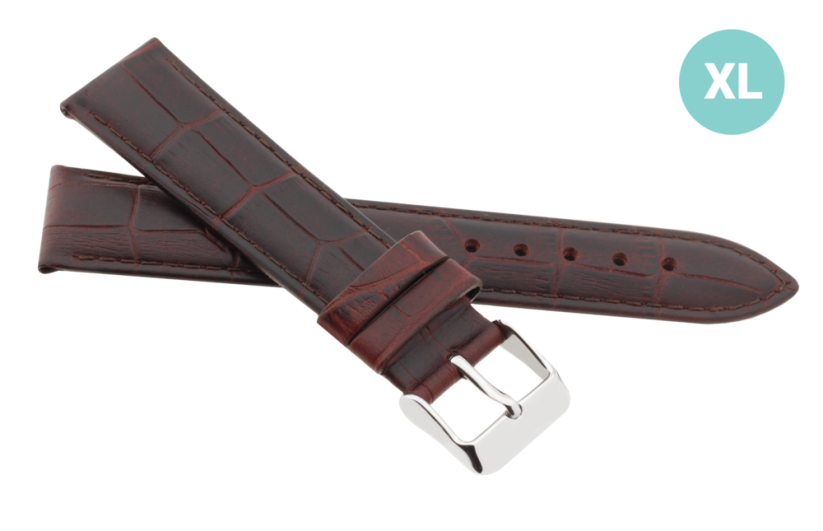 Prodloužený kožený řemínek na hodinky R41702/24XL (24 mm)