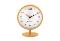 Dizajnové stolné hodiny s budíkom 6027YE Karlsson 14cm