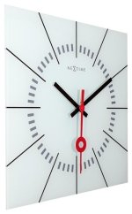Dizajnové nástenné hodiny 8636wi Nextime Stazione 35cm