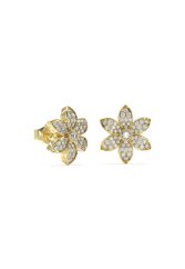 Guess White Lotus náušnice JUBE04145JWYGT/U