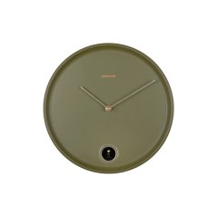 Nástěnné hodiny s kukačkou 6123GR Karlsson 30cm, zelené