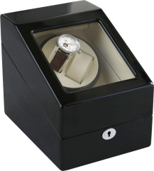 Natahovač 2 ks hodinek s úložným prostorem pro 3 ks - 024 Black wood display (5ks)