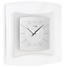 Dizajnové nástenné hodiny I059M chrome IncantesimoDesign 35cm