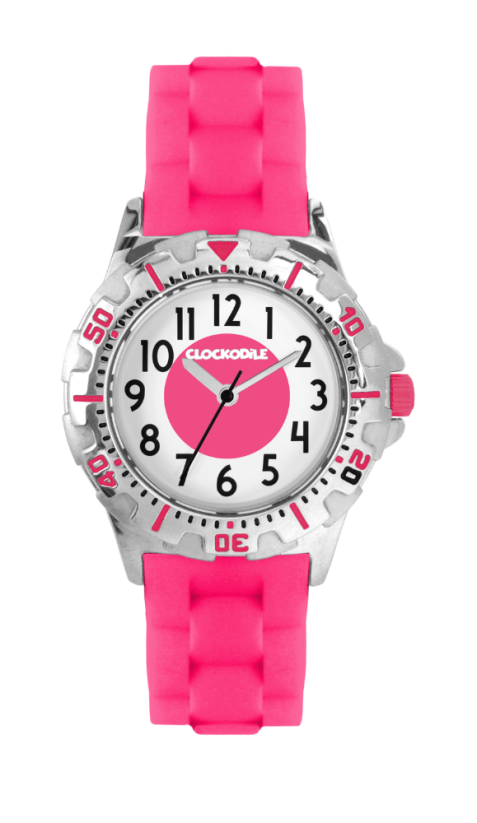 Svietiace ružové športové dievčenské hodinky CLOCKODILE SPORT 3.0 CWG0040