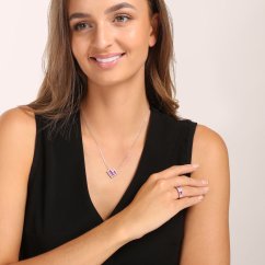 Strieborný náhrdelník JVD SVLN0691XK6R145