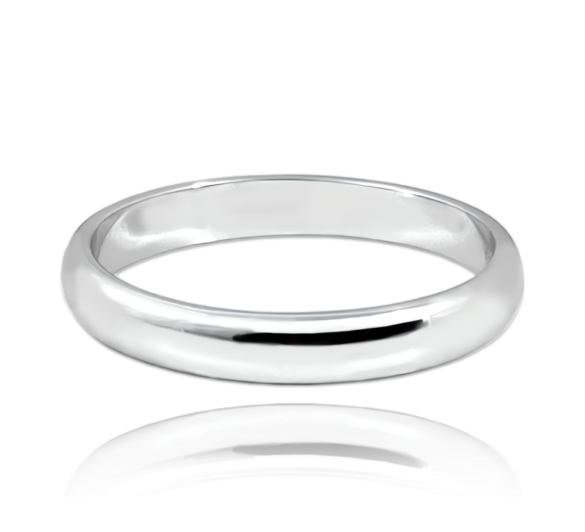 MINET Stříbrný snubní prsten 3.5 mm - vel. 58 MINET Stříbrný snubní prsten 3.5 mm - vel. 58