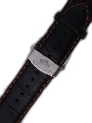 Kožený řemínek Orient UDCYPSB 23mm (pro model CFT00), černý