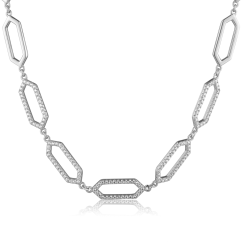 Strieborný náhrdelník JVD SVLN0951SH2BI45