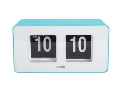 Dizajnové stolné / nastenné preklápacie hodiny 6042BL Karlsson 18cm