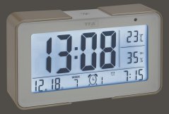 TFA 60.2540.53 - Rádiem řízený budík  Melody