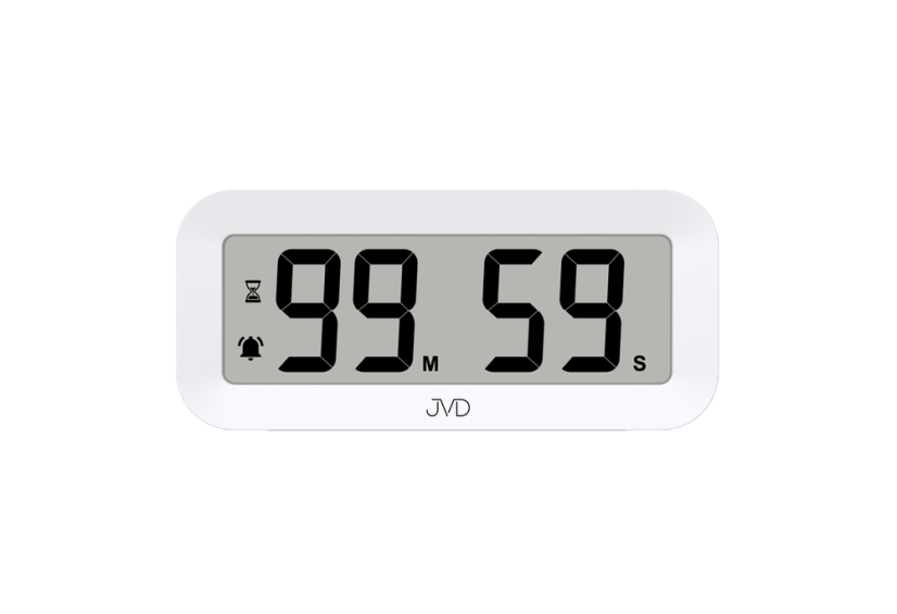 Digitálny budík s odpočítavaním, teplomerom a vlhkomerom JVD SB288
