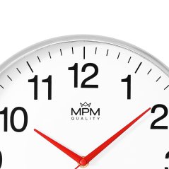 Nástenné hodiny s tichým chodom MPM Askim - E01.4464.7000