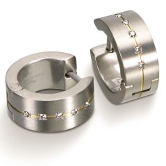 Náušnice Boccia Titanium 0503-11