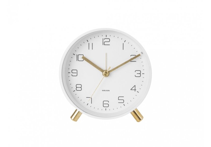Dizajnový budík 5752WH Karlsson 11cm