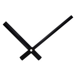 Kovové hodinové ručičky B14 (100 mm, 72 mm) - černé - Ručičky hodinové N2189 ...B14 pár