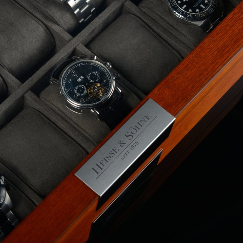 Kazeta na hodinky HEISSE & SÖHNE 70019-161 HS Monteray 12 - Mahagóny