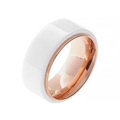 Keramický prsten 6581 (velikost 60-61) - bílorůžové barvy - SRI.6581.. W size60-61