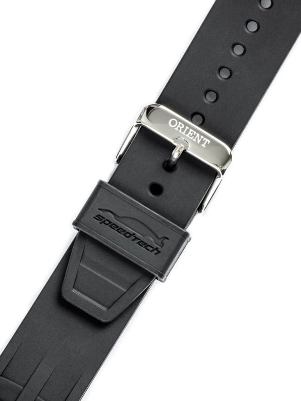 Silikónový remienok Orient VDEWZSB 24mm (pre modely SDA05, SKT00), čierny