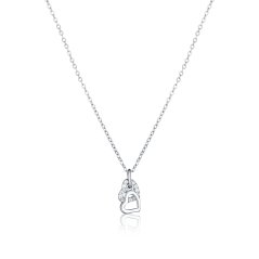 Stříbrný náhrdelník JVD SVLN0496X61BI45