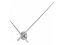 Dizajnové nástenné hodiny 2269zi Nextime Hands Silver 85cm