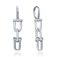 MINET Moderní stříbrné náušnice