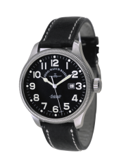 ZENO-WATCH BASEL 8554G-a1   Pilot Oversized Godron