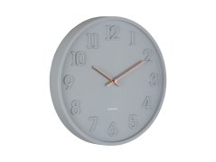 Dizajnové nástenné hodiny 6041GY Karlsson 30cm