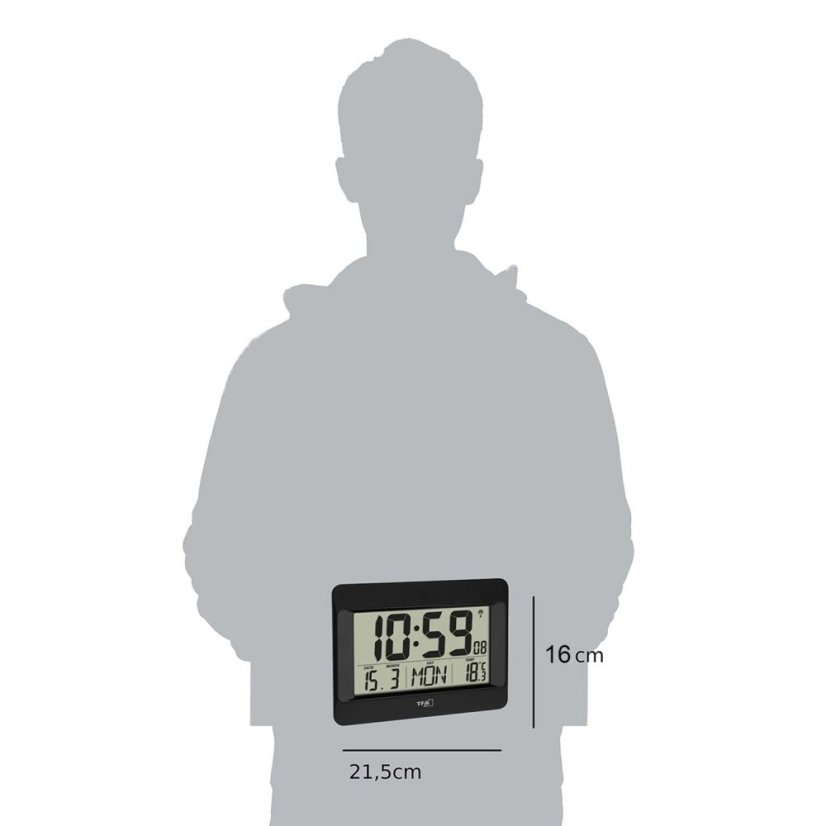 TFA 60.4519.01 - Rádiovo riadené hodiny so zobrazením vnútornej teploty