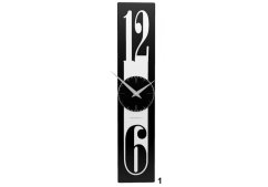 Dizajnové hodiny 10-026 CalleaDesign Thin 58cm (viac farebných verzií) Farba vínová červená-65 - RAL3003