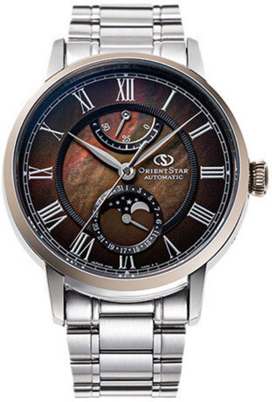 Orient Star Classic M45 F7 Moon Phase Automatic RE-AY0121A00B Lake Tazawa Limited Edition 180pcs (+ náhradný remienok)