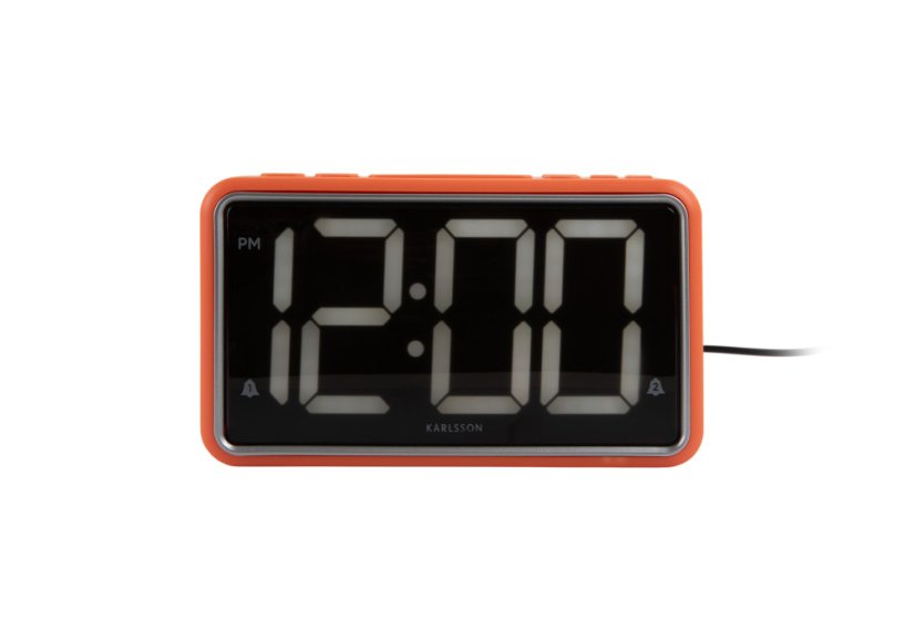 Digitálne LED stolné hodiny 6035OR Karlsson 16cm