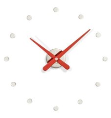 Designové nástěnné hodiny Nomon RODON Mini red 50cm