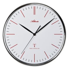 Dizajnové nástenné hodiny Atlanta AT4494 riadené signálom DCF 32cm